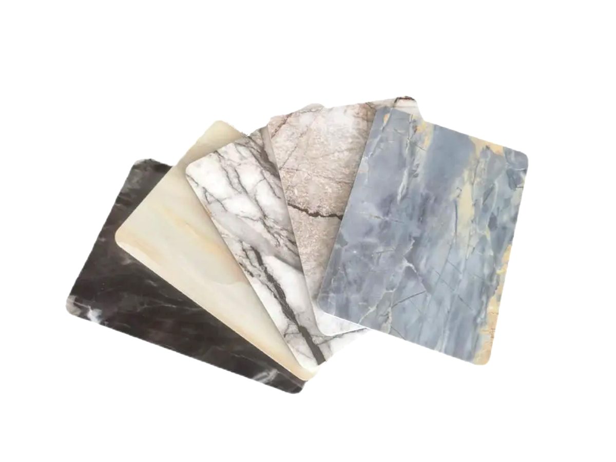 Линия экструзии листов ПВХ с имитацией мрамора